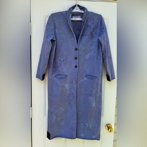 Henriette Steffensen Copenhagen Womens Coat Sz S Cardigan Lagenlook Boho Cotton